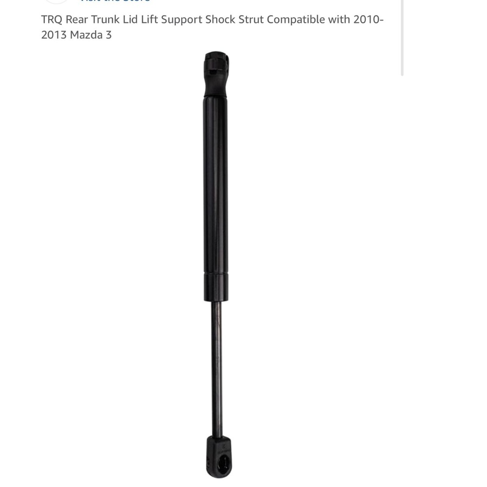 TRQ‎ Trunk Lid Lift Support Strut Shock for 2010-2013 Mazda 3 Sedan w/Spoiler